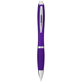 Nash Kugelschreiber mit farbigem Schaft und Griff, lila bedrucken, Art.-Nr. 10639909