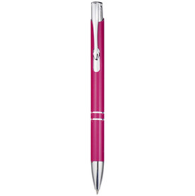 Moneta Druckkugelschreiber aus Aluminium (blaue Mine), magenta bedrucken, Art.-Nr. 10710509 Moneta Druckkugelschreiber aus Aluminium (blaue Mine), magenta bedrucken, Art.-Nr. 10710509