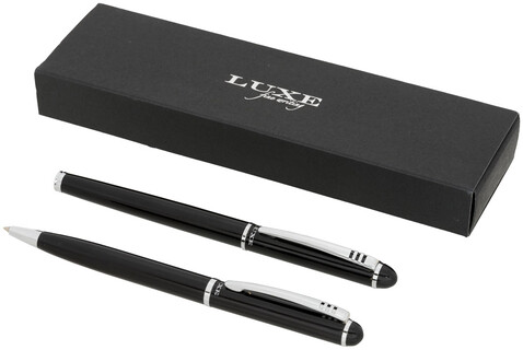 Andante Duo Stift Geschenkset (schwarze Mine), schwarz bedrucken, Art.-Nr. 10728300