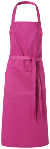 Viera 240 g/m² Schürze, magenta bedrucken, Art.-Nr. 11205322