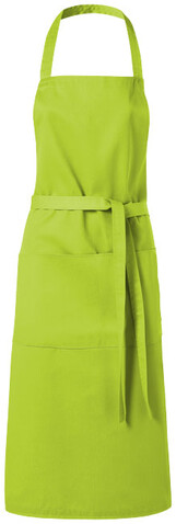 Viera 240 g/m² Schürze, limone bedrucken, Art.-Nr. 11205368