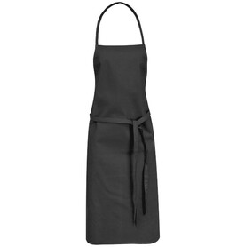 Reeva 180 g/m² Schürze, schwarz bedrucken, Art.-Nr. 11271200