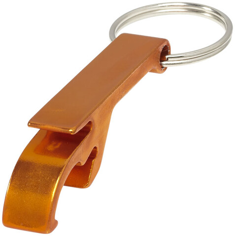 Tao Schlüsselanhänger mit Flaschen- und Dosenöffner, orange bedrucken, Art.-Nr. 11801807