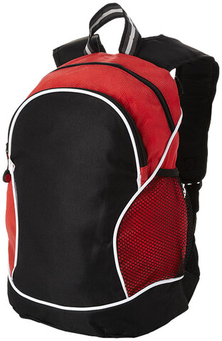 Boomerang Rucksack 22L, rot, schwarz bedrucken, Art.-Nr. 11951002