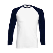 Fruit of the Loom Valueweight Long Sleeve Baseball T bedrucken, Art.-Nr. 11601 Fruit of the Loom Valueweight Long Sleeve Baseball T bedrucken, Art.-Nr. 11601