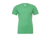 Bella Unisex Triblend V-Neck T-Shirt, Green Triblend, L bedrucken, Art.-Nr. 164065455