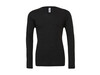Bella Unisex Triblend LS V-Neck T-Shirt, Charcoal-Black Triblend, M bedrucken, Art.-Nr. 165061364