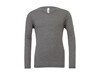 Bella Unisex Triblend LS V-Neck T-Shirt, Grey Triblend, M bedrucken, Art.-Nr. 165061384