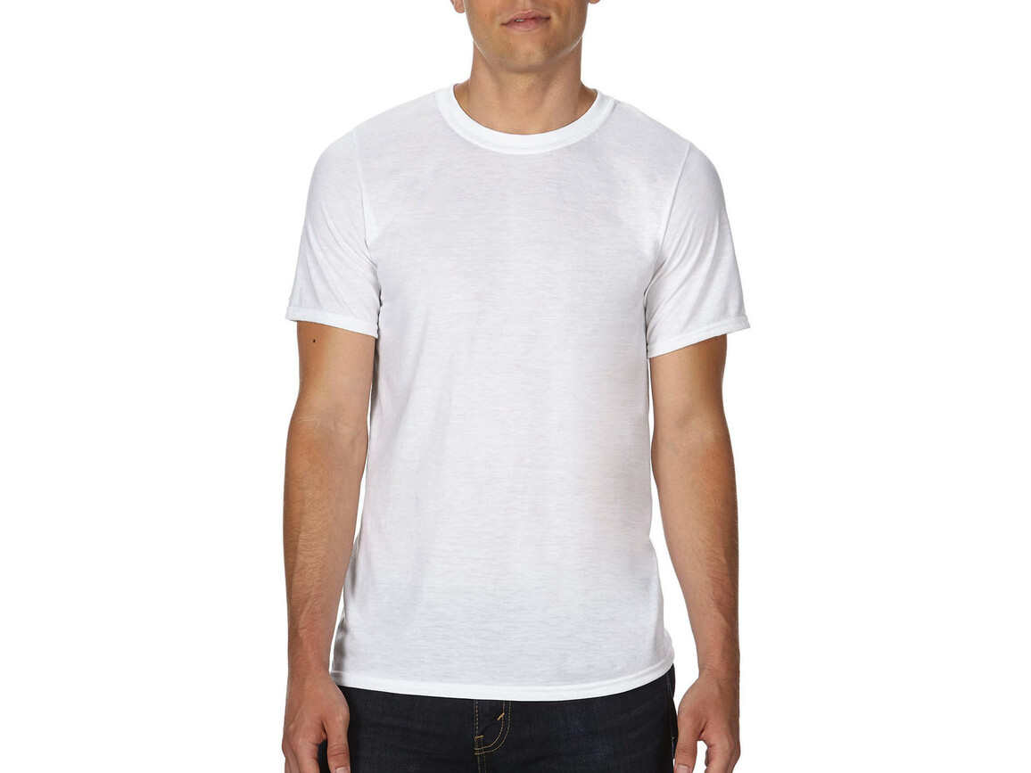 Gildan Sublimation Adult T-Shirt, White, S bedrucken, Art.-Nr. 167090003