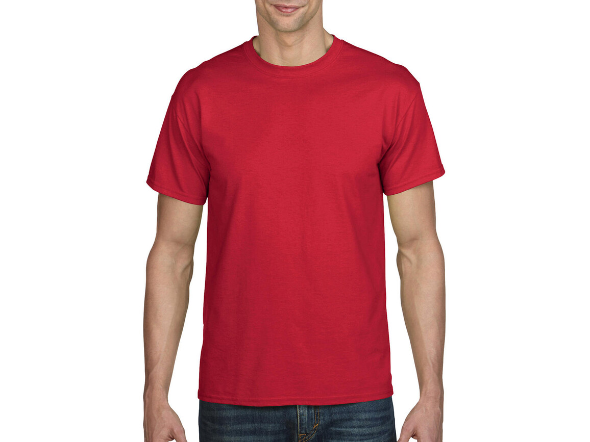 Gildan DryBlend® Adult T-Shirt, Red, 2XL bedrucken, Art.-Nr. 168094007