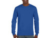 Gildan Ultra Cotton Adult T-Shirt LS, Royal, XL bedrucken, Art.-Nr. 171093006