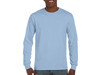 Gildan Ultra Cotton Adult T-Shirt LS, Light Blue, M bedrucken, Art.-Nr. 171093214