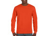Gildan Ultra Cotton Adult T-Shirt LS, Orange, M bedrucken, Art.-Nr. 171094104