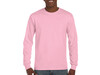 Gildan Ultra Cotton Adult T-Shirt LS, Light Pink, XL bedrucken, Art.-Nr. 171094206