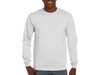 Gildan Ultra Cotton Adult T-Shirt LS, Ash Grey, M bedrucken, Art.-Nr. 171097034