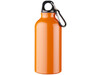 Oregon 400 ml Trinkflasche mit Karabiner, orange bedrucken, Art.-Nr. 10000210