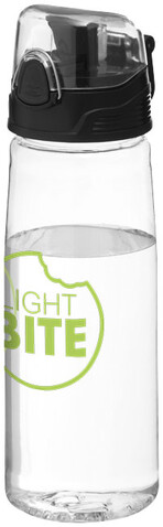 Capri 700 ml Tritan™ Sportflasche, transparent klar bedrucken, Art.-Nr. 10031301