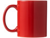 Santos 330 ml Keramiktasse, rot bedrucken, Art.-Nr. 10037802