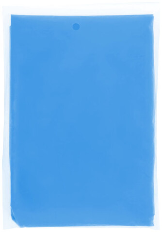 Ziva Einweg Regenponcho mit Hülle, royalblau bedrucken, Art.-Nr. 10042901