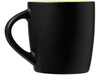 Riviera 340 ml Keramikbecher, schwarz, limone bedrucken, Art.-Nr. 10047604