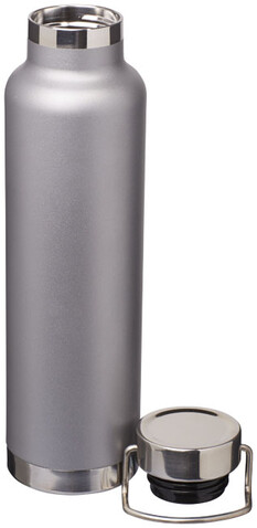 Thor 650 ml Kupfer-Vakuum Isoliersportflasche, grau bedrucken, Art.-Nr. 10048802