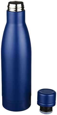 Vasa 500 ml Kupfer-Vakuum Isolierflasche, blau bedrucken, Art.-Nr. 10049404