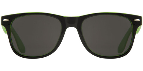Sun Ray Sonnenbrille mit zweifarbigen Tönen, limone, schwarz bedrucken, Art.-Nr. 10050003
