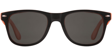 Sun Ray Sonnenbrille mit zweifarbigen Tönen, orange, schwarz bedrucken, Art.-Nr. 10050004