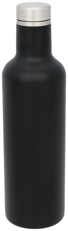 Pinto 750 ml Kupfer-Vakuum Isolierflasche, schwarz bedrucken, Art.-Nr. 10051700