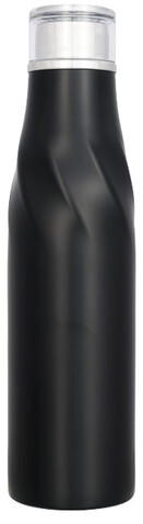 Hugo 650 ml selbstversiegelnde Kupfer-Vakuum Isolierflasche, schwarz bedrucken, Art.-Nr. 10052100