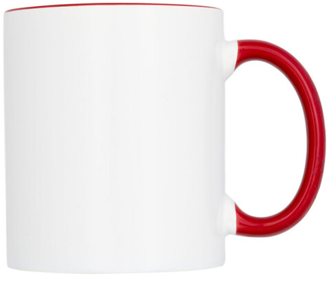 Pix 330 ml Colour-Pop Sublimations-Tasse, rot bedrucken, Art.-Nr. 10052202