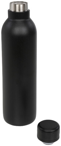 Odin 510 ml Kupfer-Vakuum Isolierflasche, schwarz bedrucken, Art.-Nr. 10054900