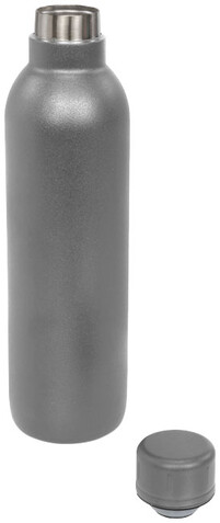 Thor 510 ml Kupfer-Vakuum Isolierflasche, grau bedrucken, Art.-Nr. 10054903