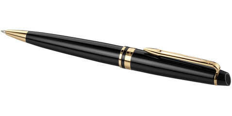 Waterman Expert Kugelschreiber, schwarz, gold bedrucken, Art.-Nr. 10650500