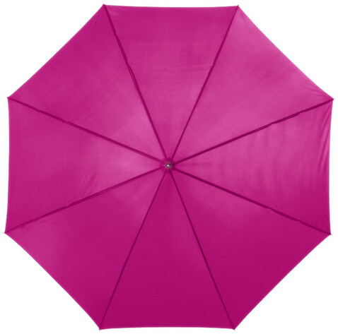 Lisa 23&quot; Automatikregenschirm mit Holzgriff, magenta bedrucken, Art.-Nr. 10901708