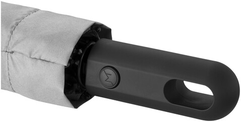 Trav 21,5&quot; Vollautomatik Kompaktregenschirm, grau bedrucken, Art.-Nr. 10906402