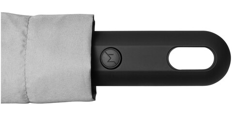 Trav 21,5&quot; Vollautomatik Kompaktregenschirm, grau bedrucken, Art.-Nr. 10906402