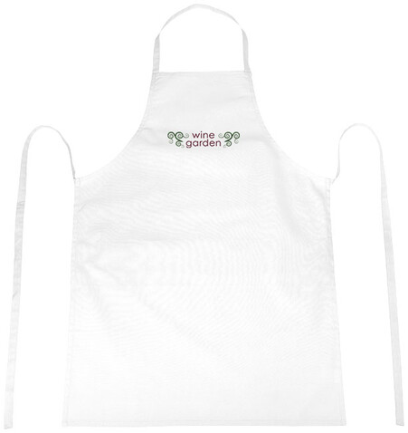 Reeva 180 g/m² Schürze, weiss bedrucken, Art.-Nr. 11271201