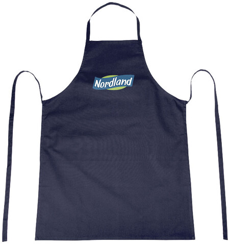 Reeva 180 g/m² Schürze, navy bedrucken, Art.-Nr. 11271203