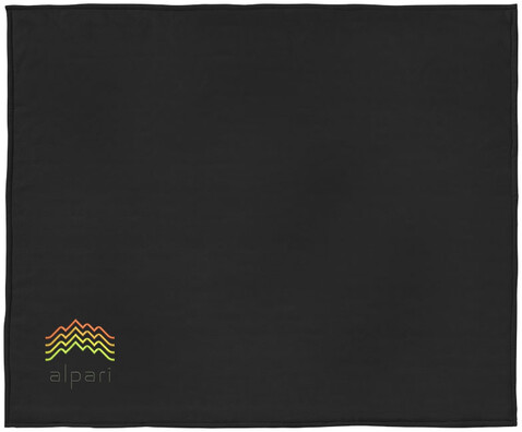 Springwood Decke aus weichem Fleece und Sherpa-Plaid, schwarz, offwhite bedrucken, Art.-Nr. 11280901