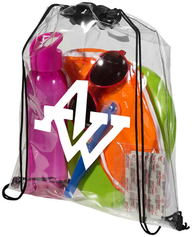 Lancaster Premium Turnbeutel 5L, schwarz, transparent klar bedrucken, Art.-Nr. 12008600 Lancaster Premium Turnbeutel 5L, schwarz, transparent klar bedrucken, Art.-Nr. 12008600