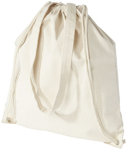 Eliza 240 g/m² Baumwoll Turnbeutel 6L, natural bedrucken, Art.-Nr. 12027600