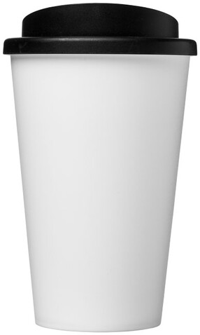 Americano® 350 ml Isolierbecher, weiss, schwarz bedrucken, Art.-Nr. 21000108 Americano® 350 ml Isolierbecher, weiss, schwarz bedrucken, Art.-Nr. 21000108