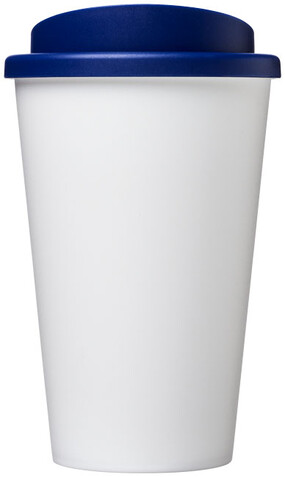 Americano® 350 ml Isolierbecher, weiss, blau bedrucken, Art.-Nr. 21000109