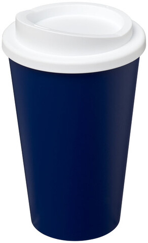 Americano® 350 ml Isolierbecher, blau, weiss bedrucken, Art.-Nr. 21000115 Americano® 350 ml Isolierbecher, blau, weiss bedrucken, Art.-Nr. 21000115