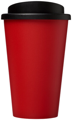 Americano® 350 ml Isolierbecher, rot, schwarz bedrucken, Art.-Nr. 21000116
