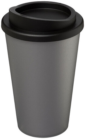 Americano® 350 ml Isolierbecher, silber, schwarz bedrucken, Art.-Nr. 21000124 Americano® 350 ml Isolierbecher, silber, schwarz bedrucken, Art.-Nr. 21000124