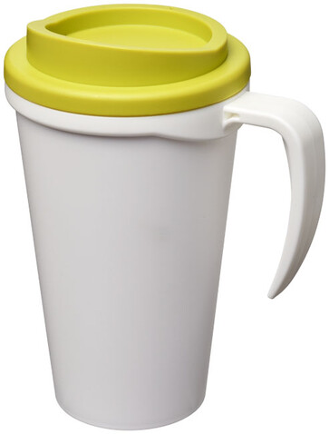 Americano® Grande 350 ml Isolierbecher, weiss, limone bedrucken, Art.-Nr. 21000404 Americano® Grande 350 ml Isolierbecher, weiss, limone bedrucken, Art.-Nr. 21000404