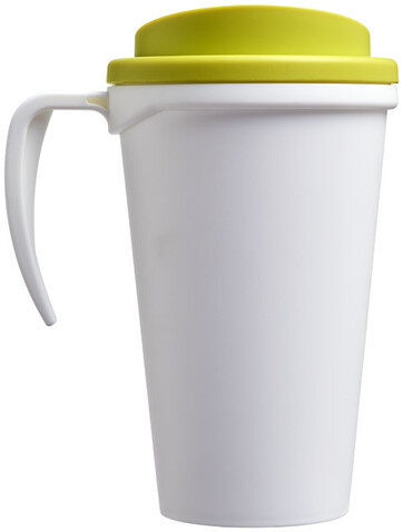 Americano® Grande 350 ml Isolierbecher, weiss, limone bedrucken, Art.-Nr. 21000404 Americano® Grande 350 ml Isolierbecher, weiss, limone bedrucken, Art.-Nr. 21000404