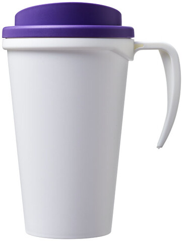 Americano® Grande 350 ml Isolierbecher, weiss, lila bedrucken, Art.-Nr. 21000406 Americano® Grande 350 ml Isolierbecher, weiss, lila bedrucken, Art.-Nr. 21000406
